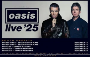 Oasis confirmó su regreso y se presentará en Chile