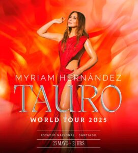 Myriam Hernández llega al Estadio Nacional